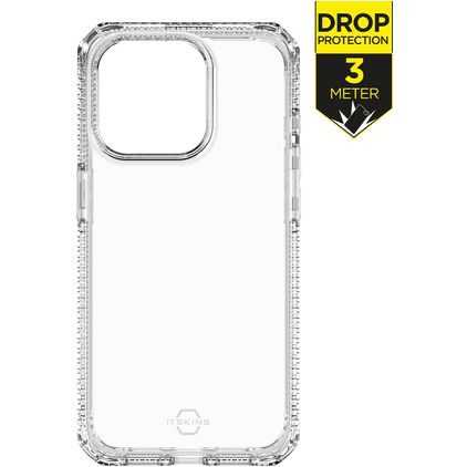 ITSKINS SpectrumClear-R Transparent iPhone 15 Pro TPU (flexibel) Backcover Shockproof - Transparent