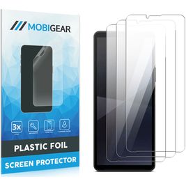 Mobigear Sony Xperia 10 VI Displayschutz Schutzfolie - Hüllenfreundlich (3er Pack)