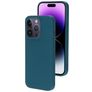 Mobiparts iPhone 14 Pro Silikon Hülle Backcover - Blueberry Blue