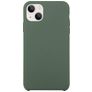 Mobigear Rubber Touch iPhone 15 Plus Silikon Hülle Backcover - Grün