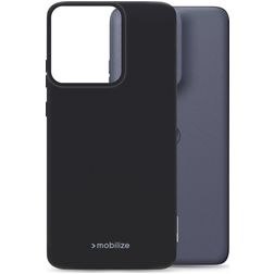 Mobilize Rubber Gelly Motorola Edge 50 Neo TPU (flexibel) Backcover - Schwarz