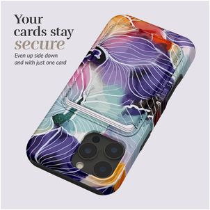 MIO Kartenetui - 3 Karten - MagSafe Kompatibel - Flowers