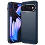 Mobigear Brushed Slim Google Pixel 11 Pro XL Hülle Flexibles TPU Backcover - Blau