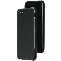 Mobiparts Classic iPhone 8 Hülle Flexibles TPU Backcover - Matt Black