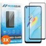 Mobigear Premium OPPO A54 5G Panzerglas Gehärtetes Glas Displayschutz - Hüllenfreundlich - Schwarz (3er Pack)
