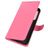 Mobigear Classic HTC Desire 20 Pro Hülle Klapphülle Geldbörse - Magenta