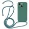 Mobigear Lanyard iPhone 14 Silikon Handykette - Grün