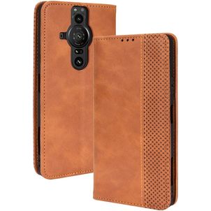 Mobigear Sensation Sony Xperia Pro-I Hülle Klapphülle Geldbörse - Braun
