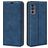 Mobigear Retro Slim Motorola Moto G62 Hülle Klapphülle Geldbörse - Blau