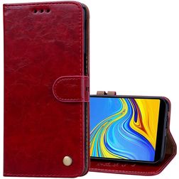 Mobigear Wallet Samsung Galaxy J6 Plus Hülle Klapphülle Geldbörse - Rot