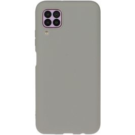 Mobigear Colors Huawei P40 Lite Hülle Flexibles TPU Backcover - Grau