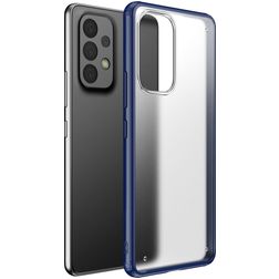 Mobigear Shockproof Samsung Galaxy A73 Hülle Hardcase Backcover Stoßfest - Dunkelblau