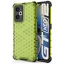 Mobigear Honeycomb Realme GT Neo2 Hülle Hardcase Backcover Stoßfest - Grün