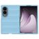 Mobigear Bumpy Samsung Galaxy Z Fold 8 Hülle Flexibles TPU Backcover - Blau