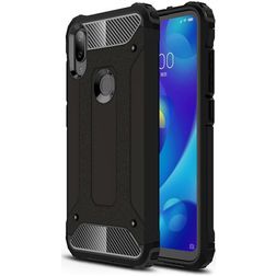 Mobigear Outdoor Xiaomi Mi Play Hülle Hardcase Backcover Stoßfest - Schwarz