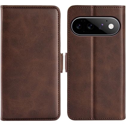 Mobigear Slim Magnet Google Pixel 11 Hülle Klapphülle Geldbörse - Braun