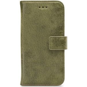 My Style Flex Wallet Samsung Galaxy A03s Hülle Klapphülle Geldbörse - Olive