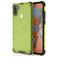 Mobigear Honeycomb Samsung Galaxy A11 Hülle Hardcase Backcover Stoßfest - Grün