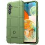 Mobigear Rugged Shield Samsung Galaxy A14 Hülle Flexibles TPU Backcover Stoßfest - Grün
