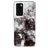 Mobigear Marble Huawei P40 Hülle Flexibles TPU Backcover - Schwarz / Weiß