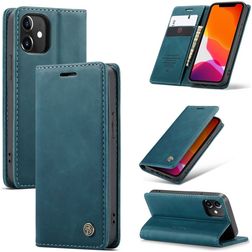 Caseme 013 iPhone 12 Mini Hülle Klapphülle Geldbörse - Blau