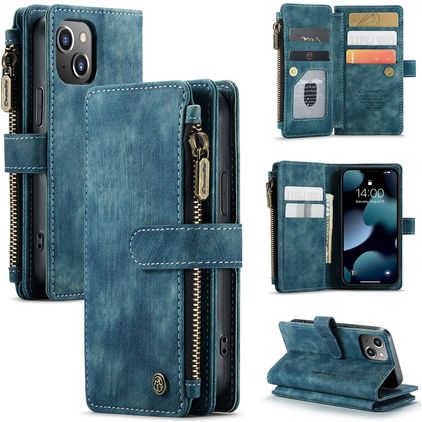Caseme C30 iPhone 11 Pro Hülle Klapphülle Geldbörse - Blau