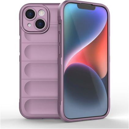 Mobigear Bumpy iPhone 15 TPU (flexibel) Backcover - Lila