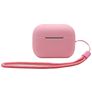 Mobigear Lanyard Apple AirPods Pro 2 Hülle Silikon (flexibel) - Pink