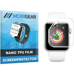 Mobigear Apple Watch - 38 mm Hydrogel TPU Displayschutz - Hüllenfreundlich