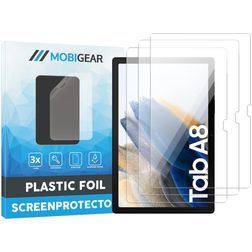 Mobigear Samsung Galaxy Tab A8 10.5 (2021) Displayschutz Schutzfolie - Hüllenfreundlich (3er Pack)