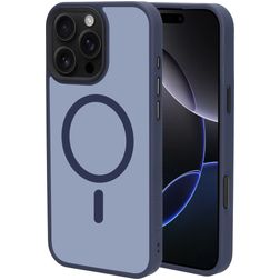 Mobiparts Hardcover iPhone 16 Pro Max MagSafe Hülle Hardcase Backcover - Satin Blue