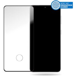 Mobilize Premium Samsung Galaxy S21 Panzerglas Gehärtetes Glas Displayschutz - Hüllenfreundlich - Schwarz