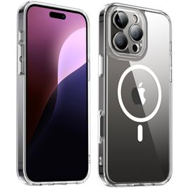 Valenta Trend Durchsichtig iPhone 16 Pro MagSafe Hülle Hardcase Backcover - Transparent