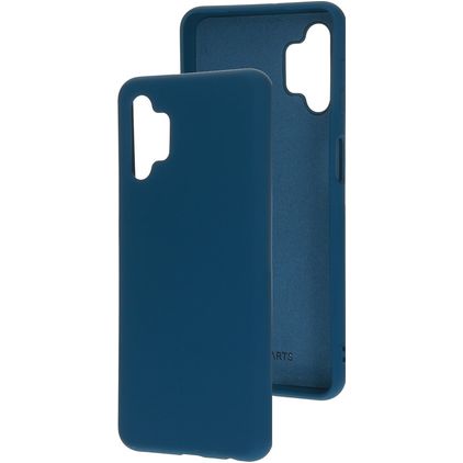 Mobiparts Samsung Galaxy A32 5G Silikon Hülle Backcover - Blueberry Blue