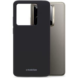 Mobilize Rubber Gelly Realme GT 7 Pro Hülle Flexibles TPU Backcover - Schwarz