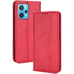 Mobigear Sensation Realme 9 Pro Plus Hülle Klapphülle Geldbörse - Rot