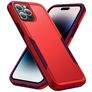 Mobigear Heavy Armor iPhone 14 Pro Hülle Hardcase Backcover Stoßfest - Rot