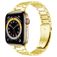 Mobigear Lissabon Edelstahl Apple Watch Armband Faltschließe - 49/46/45/44 mm - Gold