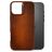 Mobilize Premium iPhone 16 Pro Max MagSafe Hülle Echtes Leder Backcover - Burned Cognac