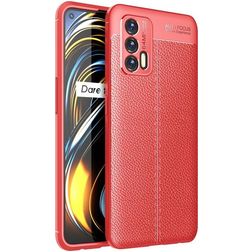 Mobigear Luxury Realme GT Hülle Flexibles TPU Backcover - Rot