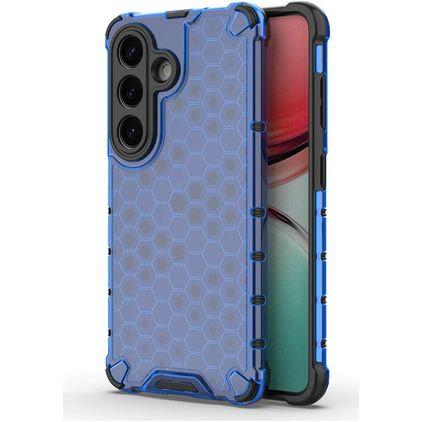 Mobigear Honeycomb Samsung Galaxy S26 Hülle Hardcase Backcover Stoßfest - Blau