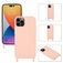 Mobigear Lanyard iPhone 14 Pro Max Silikon Handykette - Pink