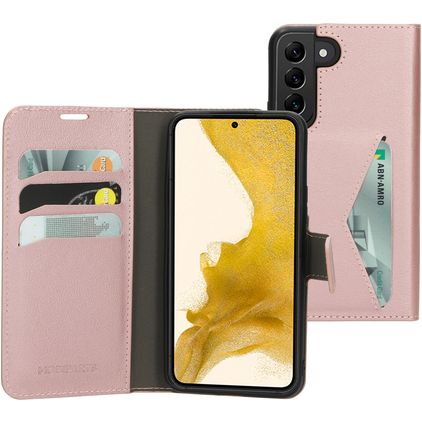 Mobiparts Classic Wallet Samsung Galaxy S22 Hülle Klapphülle Geldbörse - Pink