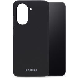 Mobilize Rubber Gelly Xiaomi Redmi A5 Hülle Flexibles TPU Backcover - Schwarz