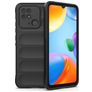 Mobigear Bumpy Xiaomi Redmi 10C Hülle Flexibles TPU Backcover - Schwarz