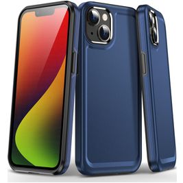 Mobigear Slim Armor iPhone 15 Plus Hülle Hardcase Backcover Stoßfest - Marineblau