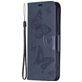 Mobigear Butterfly Samsung Galaxy S23 Plus Hülle Klapphülle Geldbörse - Blau