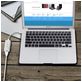 Macally U3GBA USB-A auf Ethernet Adapter - Weiß