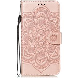 Mobigear Mandala iPhone 11 Pro Max Hülle Klapphülle Geldbörse - Roségold