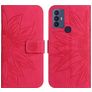 Mobigear Sunflower TCL 30E Hülle Klapphülle Geldbörse - Magenta